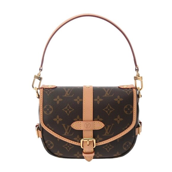 LOUIS VUITTON Monogram Saumur BB Brown - Picture 1 of 16